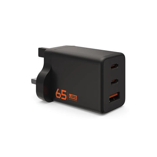UAG Wall Charger SRGE 65W 3Port UK - Black