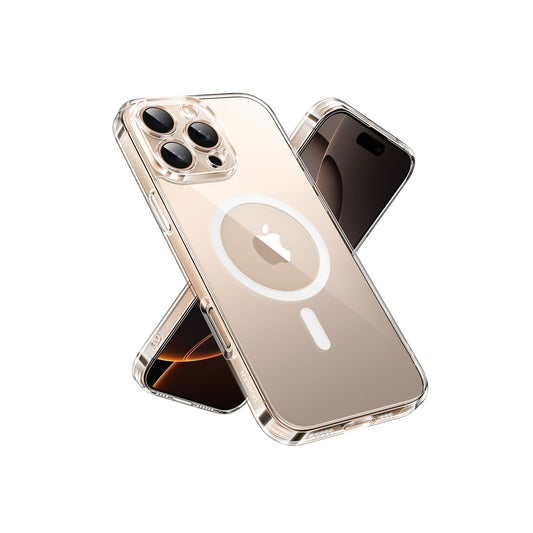 UGREEN Classy Clear Magnetic Protective Case for iPhone 16 Pro (Clear)
