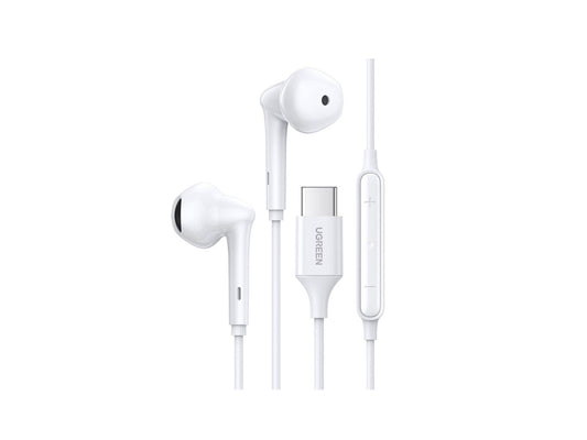 UGREEN Wired Earphones with Type-C Connector (White) EP101