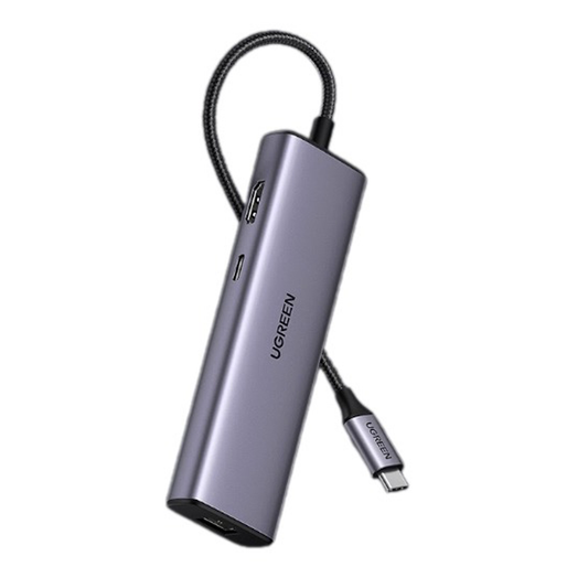 UGREEN USB-C Multifunction Adapter With Ethernet Interface - Grey