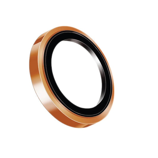 UNIQ Optix Prime Iphone 17 Pro/17 Pro Max (2025) - Stainless Steel Frame Sapphire Camera Lens Protector - Sunset Chrome