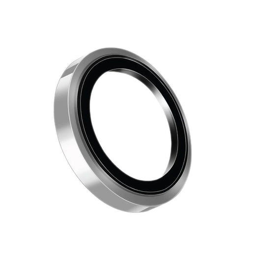 UNIQ Optix Prime Iphone 17 Pro/17 Pro Max (2025) - Stainless Steel Frame Sapphire Camera Lens Protector - Silver Chrome