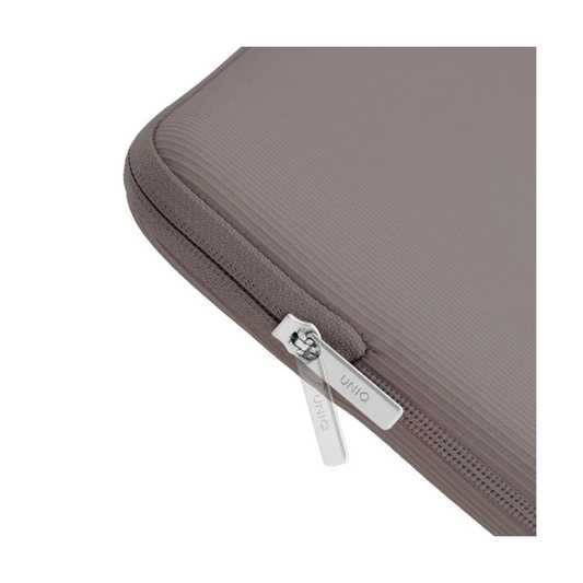 Uniq Cyprus Ridge Edition Water-Resistant Neoprene Laptop Sleeve for MacBook Neo 13 Inch | Air 13 Inch - Pewter Grey