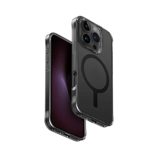 UNIQ Hybrid Lifepro Xtreme (Af) - Dove Magsafe Charging Case For iPhone 16 Pro Max- Frost Smoke