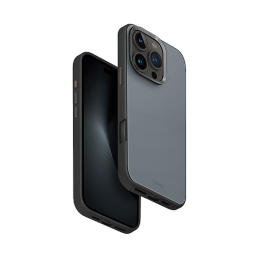 UNIQ Hybrid Lyden Ds Magsafe Charging Case For iPhone 16 Pro Max - Washed Blue/Black