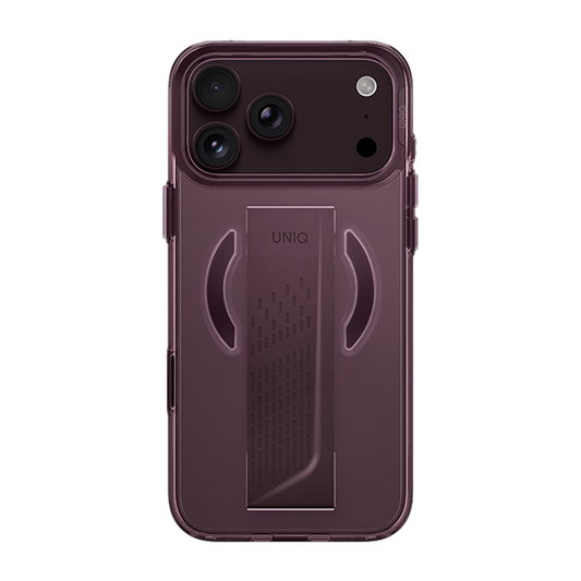 UNIQ Hybrid iPhone 18 Pro Max (2026) 6.9 Inch MagClick Charging Heldro Air - Velvet Burgundy