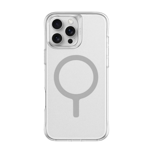 UNIQ Hybrid Lifepro Xtreme (Af) - Dove Magsafe Charging Case For iPhone 16 Pro Max- Frost Clear