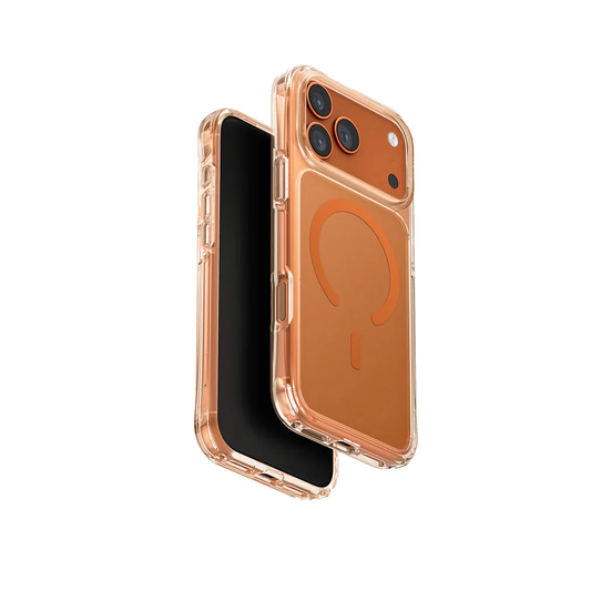 Uniq Hybrid iPhone 17 Pro (2025) 6.3 Magclick Charging Clearvue Classic - Orange