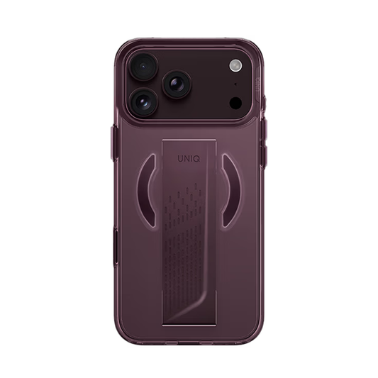 Uniq Hybrid iPhone 18 Pro (2026) 6.3 Inch MagClick Charging Heldro Air - Velvet Burgundy