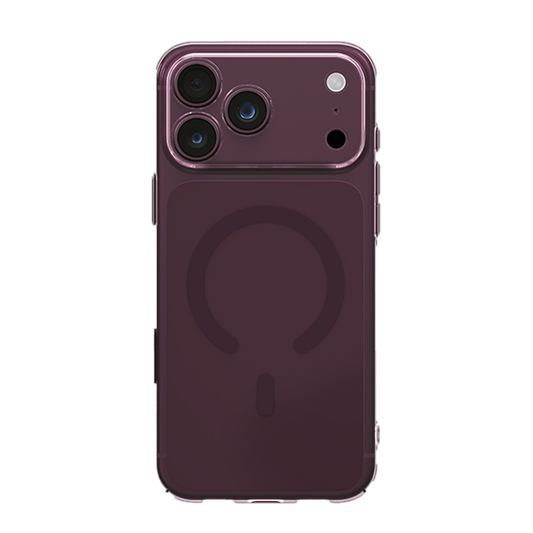Uniq Hybrid iPhone 18 Pro Max (2026) 6.9 Inch MagClick Charging Airsuit - Glossy Burgundy