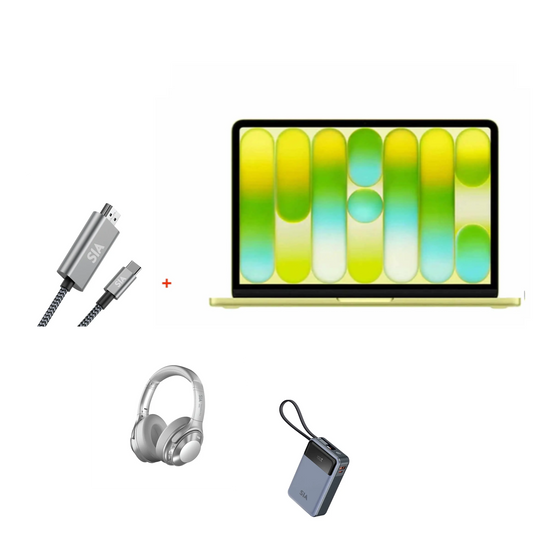 Apple MacBook Neo A18 Pro Chip with 6‑core CPU and 5‑core GPU, 8GB, 512GB SSD, Touch ID - Citrus