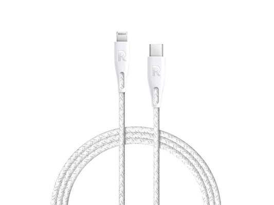 RAVPower RP-CB1018 Type-C to Lightning Cable 2m Nylon White