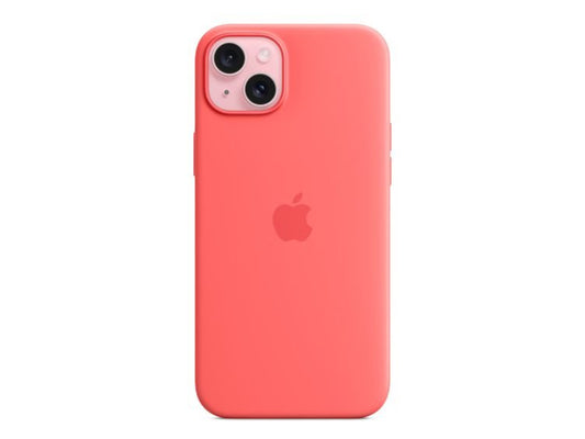 Apple iPhone 15 Plus Silicone Case with MagSafe - Guava