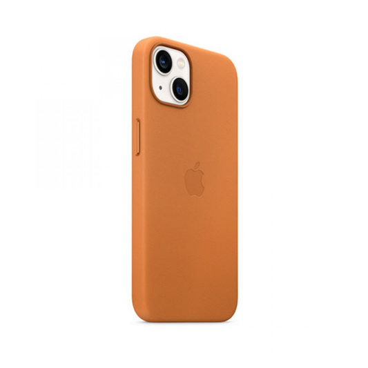 iPhone 13 Leather Case - Golden Brown