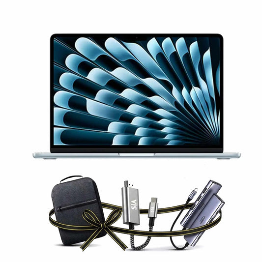 Apple MacBook Air 13 inch M5-chip with 10‑core CPU and 8‑core GPU, 16GB, 512GB SSD - SkyBlue