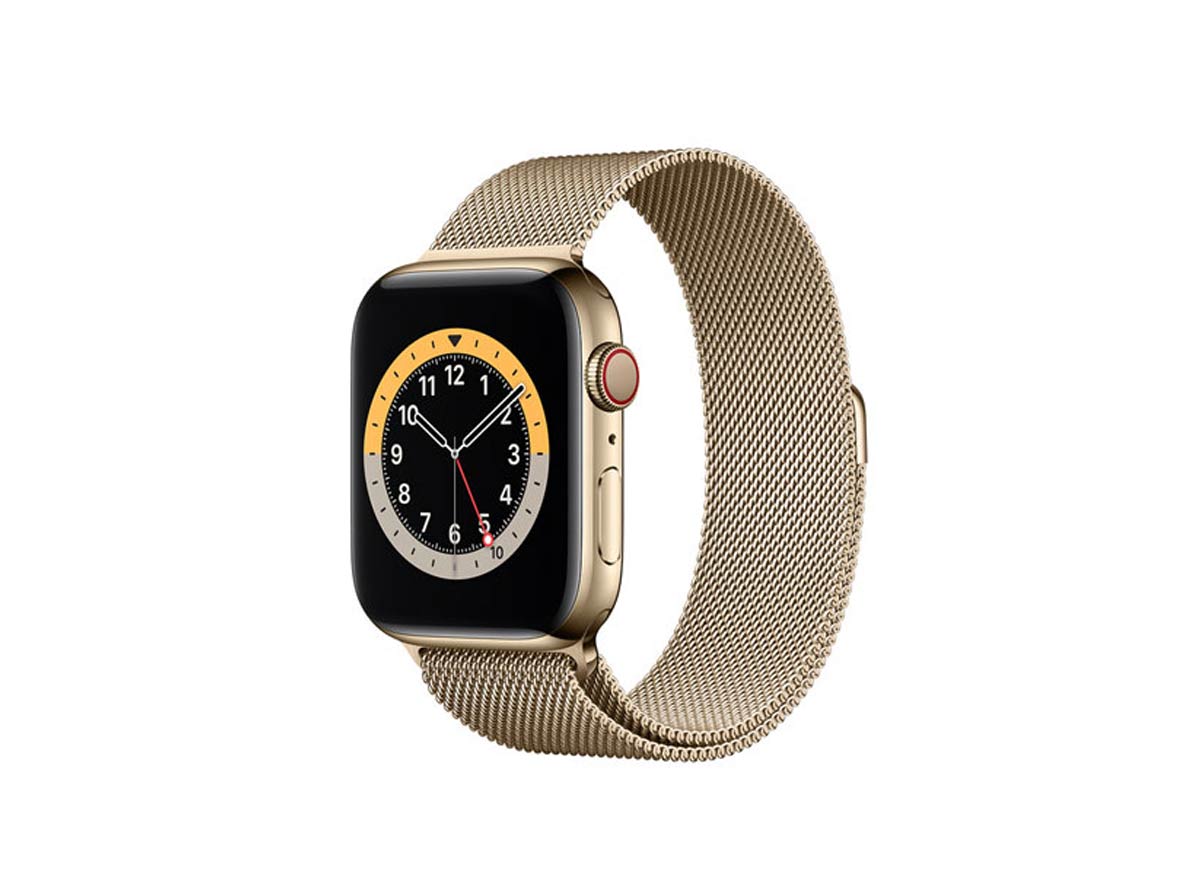 Apple watch 4 gold milanese loop best sale