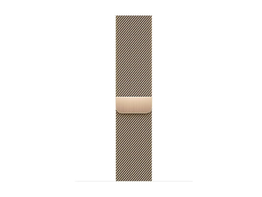 Apple 44mm Watch Strap Gold Milanese