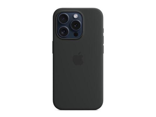 iPhone 15 Pro Silicone Case with MagSafe - Black