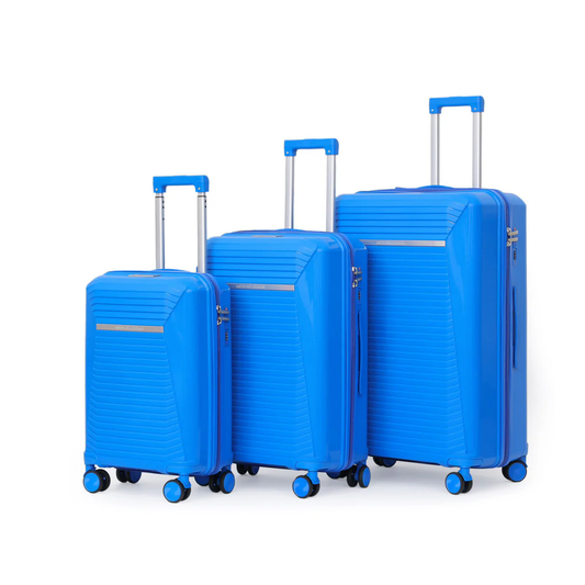 American Luggage PP100 50, 61, 71 Cm Set Of 3 Luggage - Blue