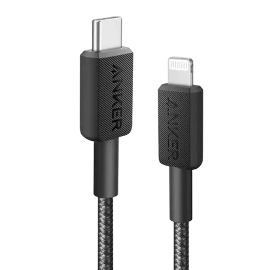 Anker 322 USB-C to Lightning Cable Braided (1.8m/6ft) -Black