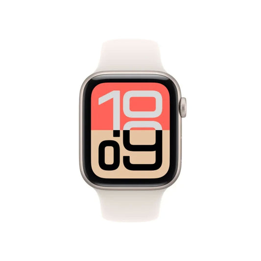 Apple Watch SE 3 GPS + Cellular 40mm Starlight Aluminium Case with Starlight Sport Band - M/L