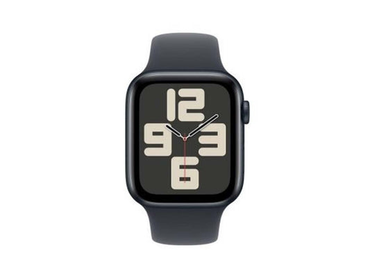 Apple Watch SE GPS 44mm Midnight Aluminium Case with Midnight Sport Band - M/L