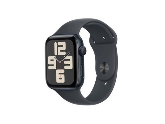 Apple Watch SE GPS 44mm Midnight Aluminium Case with Midnight Sport Band - M/L