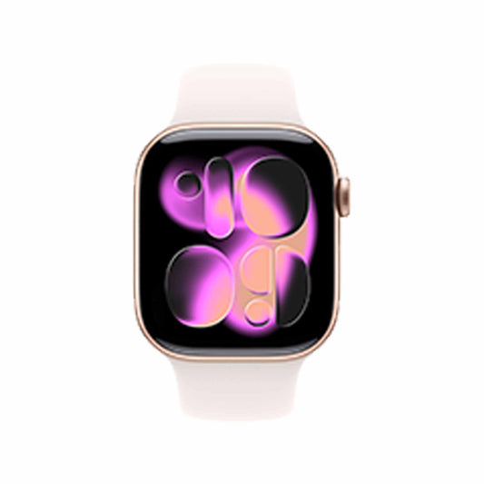 Apple Watch Series 11 GPS 42mm Rose Gold Aluminium Case with Light Blush Sport Band - M/L