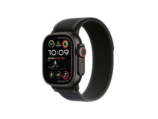 Apple Watch Ultra 2 GPS + Cellular 49mm Black Titanium Case with Black Trail Loop - M/L