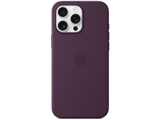 Apple iPhone 16 Pro Max Silicone Case with MagSafe - Plum