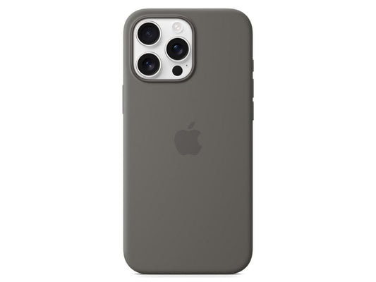 iPhone 16 Pro Max Silicone Case with MagSafe - Stone Gray