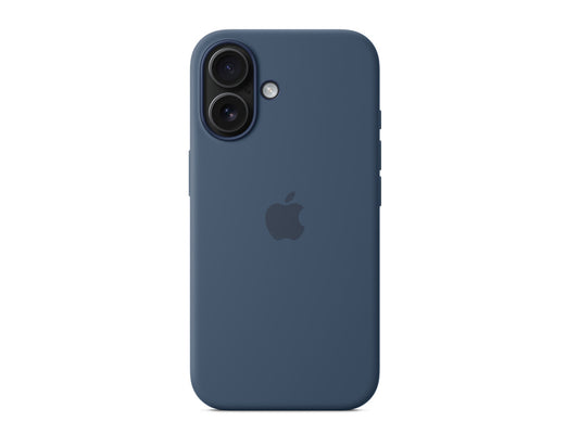 iPhone 16 Silicone Case with MagSafe - Denim