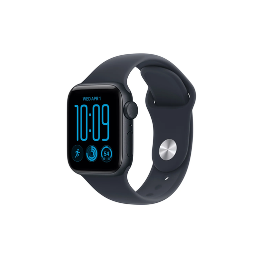 Apple Watch SE 3 GPS 40mm Midnight Aluminium Case With Navy Blue Sport Band - M/L