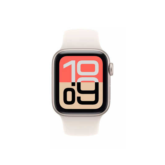 Apple Watch SE 3 GPS 40mm Starlight Aluminium Case With Sand Sport Band - M/L