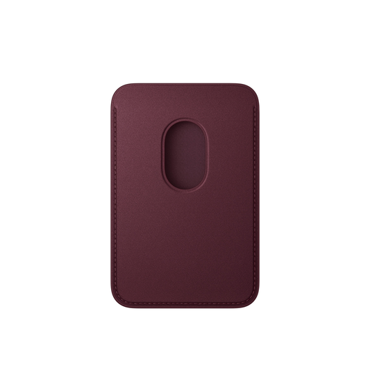 Apple iPhone FineWoven Wallet With MagSafe – Burgundy