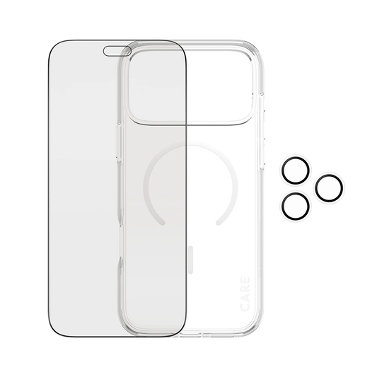 PanzerGlass CARE Screen Protector  Apple iPhone 2026 Pro Max Flagship Privacy 3-in-1 Bundle