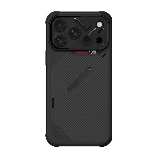 AULUMU A18 Amor Ultra-Slim Shockproof Aramid Fiber Case for iPhone 18 Pro Max - Black