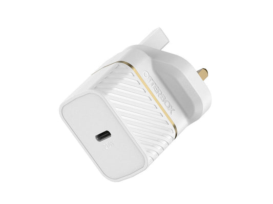 OtterBox UK Wall Charger 20W – 1X USB-C 20W USB-PD - White