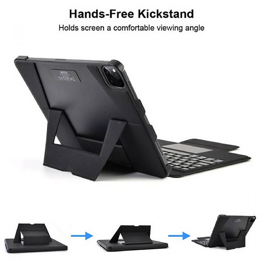 Choetech Wireless Keyboard Case For iPad Pro 12.9 Inch - Arabic and English