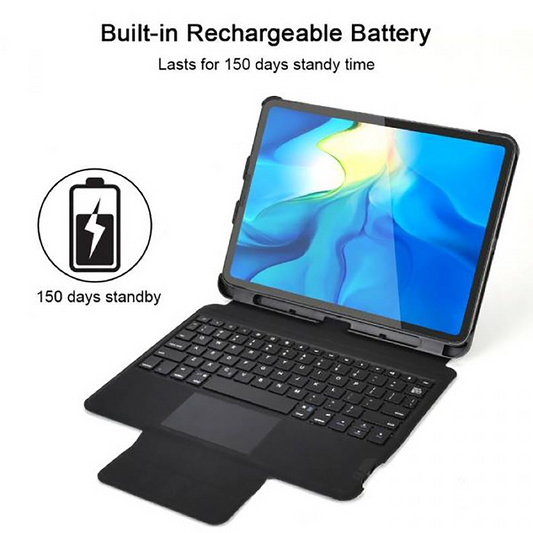 Choetech Wireless Keyboard Case For iPad Pro 12.9 Inch - Arabic and English