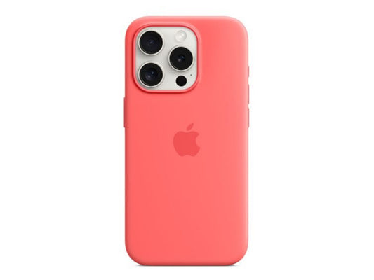 iPhone 15 Pro Silicone Case with MagSafe - Guava