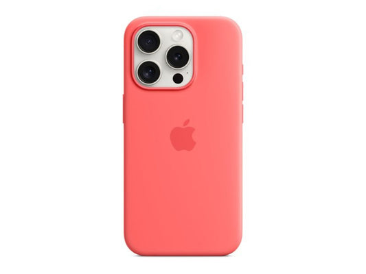 Apple iPhone 15 Pro Max Silicone Case with MagSafe - Guava