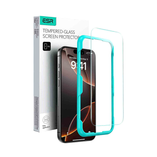 ESR iPhone 16 Pro Tempered-Glass Screen Protector - Clear