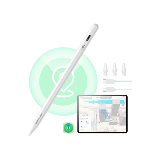 إي إس آر قلم رقمي Geo مع خاصية Find My، متوافق مع جميع أجهزة الآيباد - أبيض