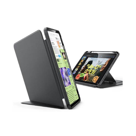 ESR iPad 11 Inch/10.9 Inch 11th Gen(A16)/10th Gen Flip Hybrid Case - Pencil Holder - Black