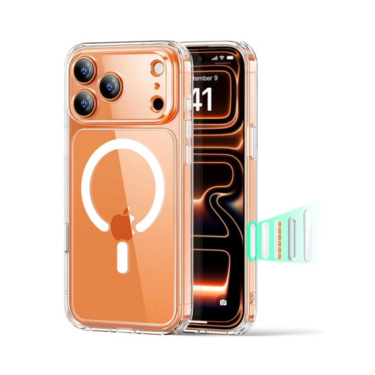ESR iPhone 18 Pro Max / 17 Pro Max Classic Hybrid Magnetic Clear Case (Camera Control)