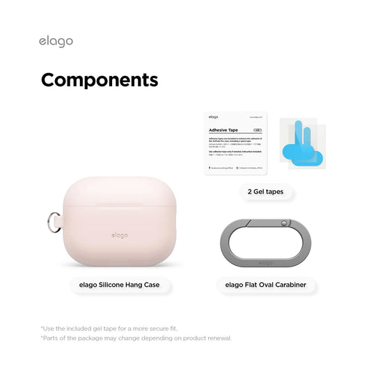 Elago AirPods Pro 3 Silicone Hang Case