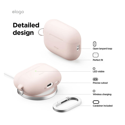 Elago AirPods Pro 3 Silicone Hang Case - Black