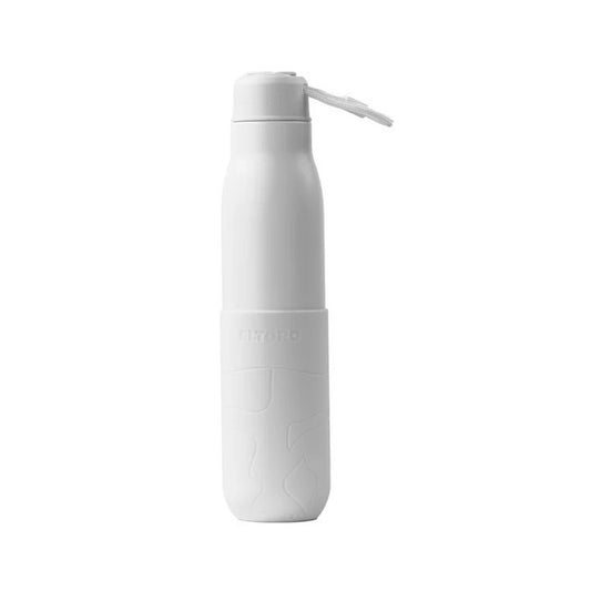 Eltoro Stainless Steel Bottle 750 ml - With White Sleeve - White