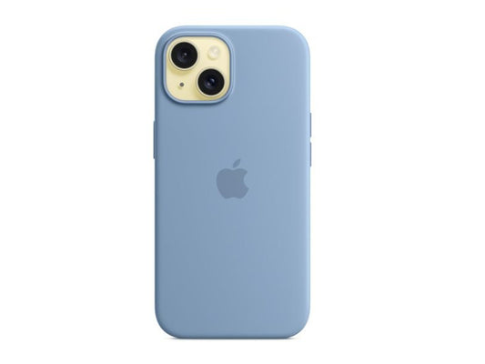 iPhone 15 Silicone Case with MagSafe - Winter Blue